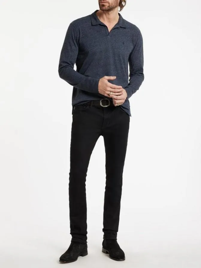 MERCURY POLO Navy Clothing John Varvatos Polos