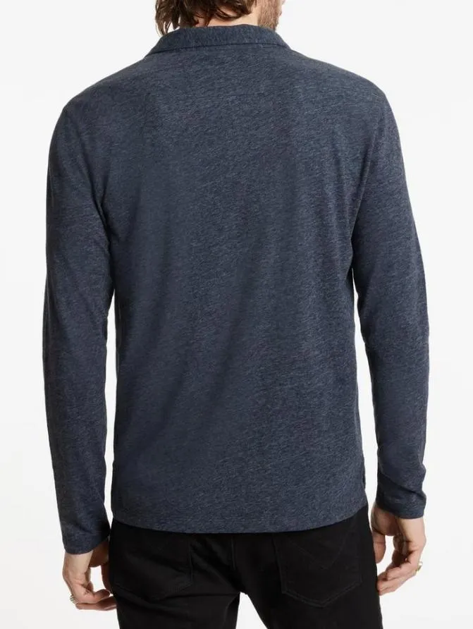 MERCURY POLO Navy Clothing John Varvatos Polos