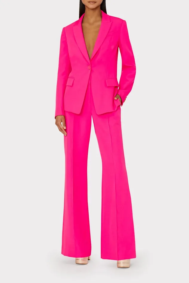 Milly Avery Cady Blazer Milly Pink Women Blazers