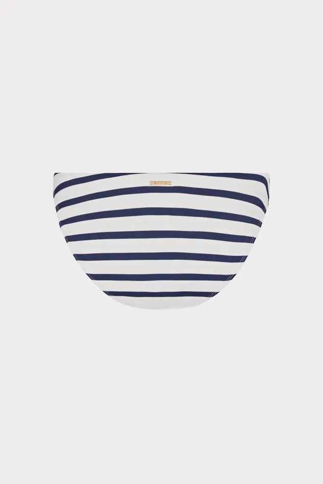 Milly Margot Nautical Stripe Bikini Bottom Navywhite Women Bikinis