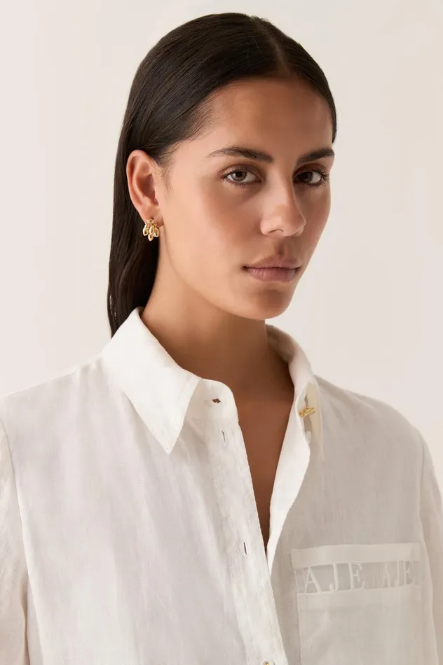 Moonstruck Cluster Mini Stud Gold Women Aje Jewelry