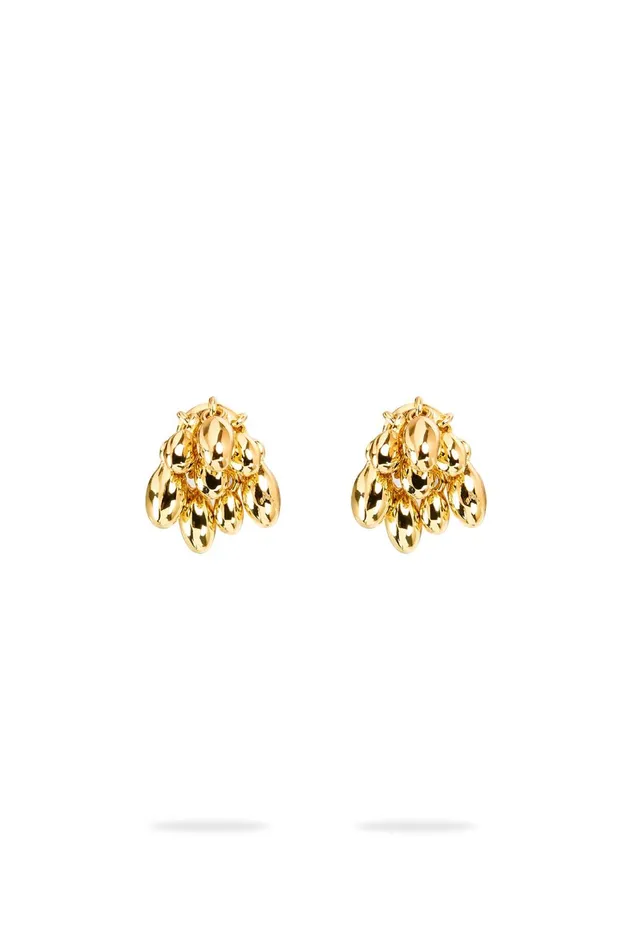 Moonstruck Cluster Mini Stud Gold Women Aje Jewelry