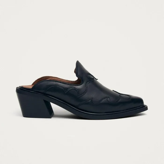 Mules Women ALOHAS Weston Black Leather Mules