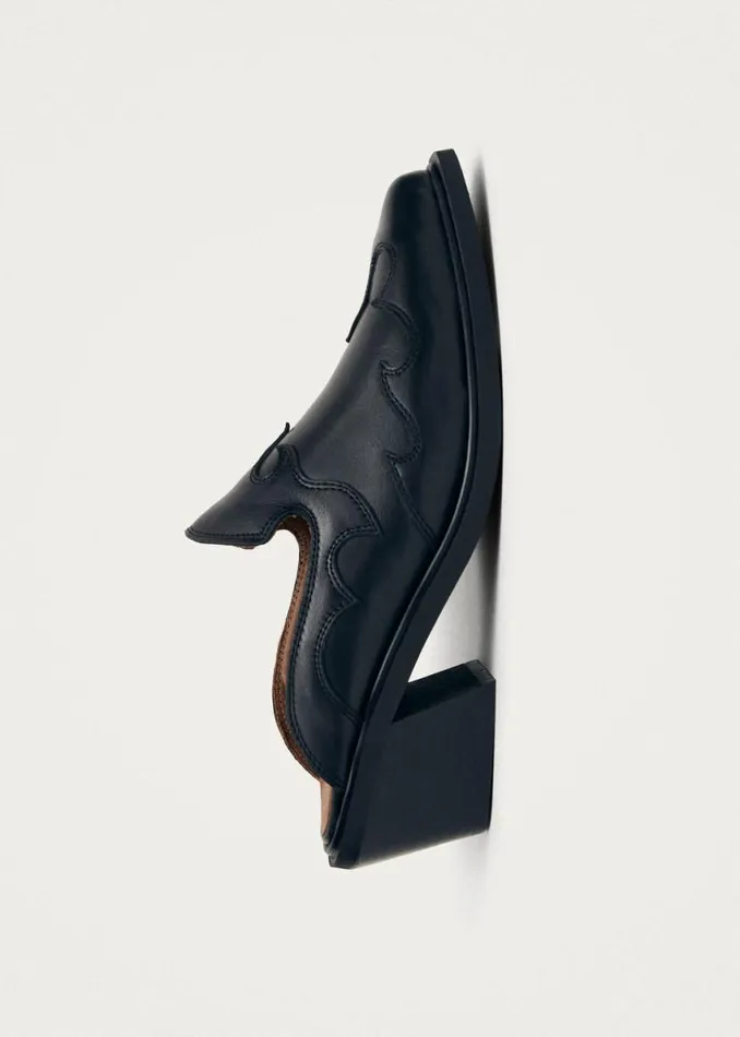 Mules Women ALOHAS Weston Black Leather Mules