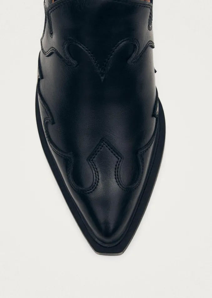 Mules Women ALOHAS Weston Black Leather Mules