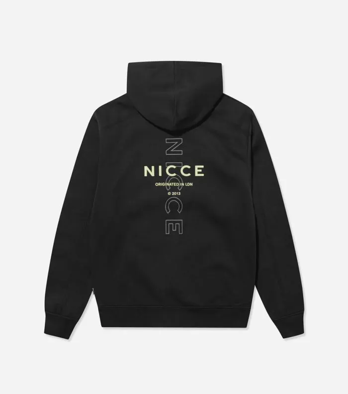 NICCE Hoodies and Sweatshirts Mens NICCE Dyna Hoodie Black