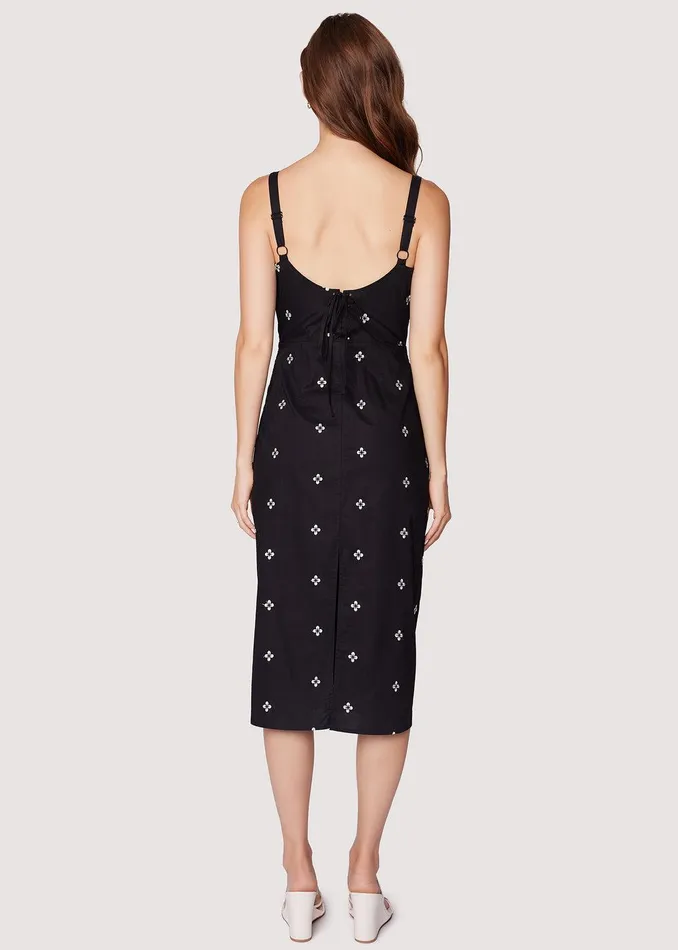 Nightshade Midi Dress Blackwhite Women Lost Wander Dresses