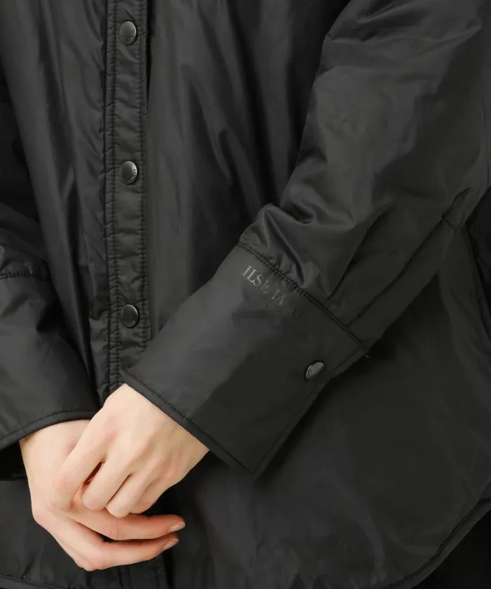 Padded Shirt 8211 Black Outerwear Ilse Jacobsen All Jackets And Coats