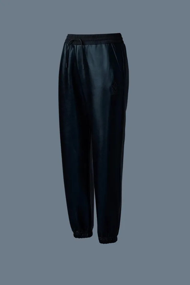 Pants and Shorts Women Mackage NEVM Metallic Finish Doubleface Jersey Sweatpants Black Pants and Shorts Women Mackage NEVM Metallic Finish Doubleface Jersey Sweatpants Black
