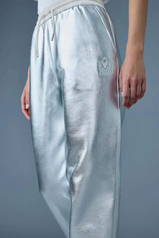 Pants and Shorts Women Mackage NEVM Metallic Finish Doubleface Jersey Sweatpants Black Pants and Shorts Women Mackage NEVM Metallic Finish Doubleface Jersey Sweatpants Black