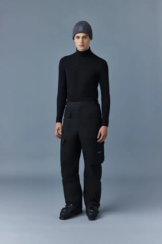 Pants Men Mackage BRANDON Patch Pocket Ski Pants Black