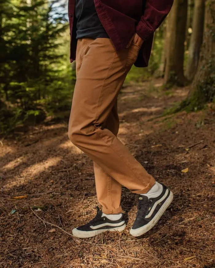 Passenger Clothing 365 5 Pocket Trouser Coconut Men Trousers