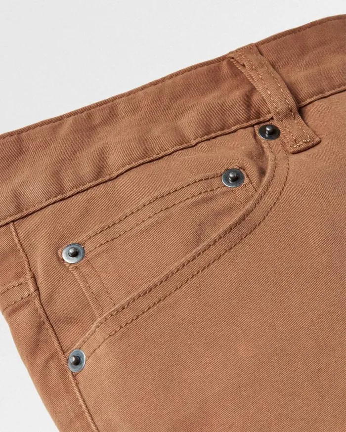 Passenger Clothing 365 5 Pocket Trouser Coconut Men Trousers