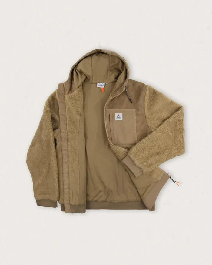 Passenger Clothing Adventure Recycled DeepPile Sherpa Fleece Biscuit Men Fleece