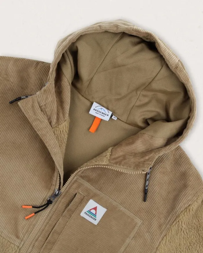 Passenger Clothing Adventure Recycled DeepPile Sherpa Fleece Biscuit Men Fleece