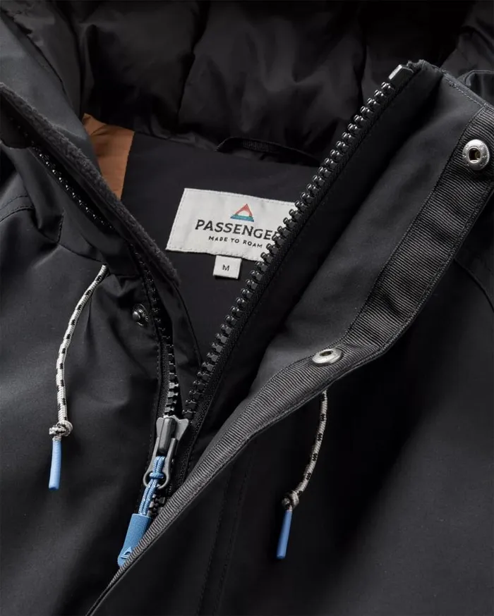 Passenger Clothing Baltic Recycled 20 Jacket Black Men Jackets
