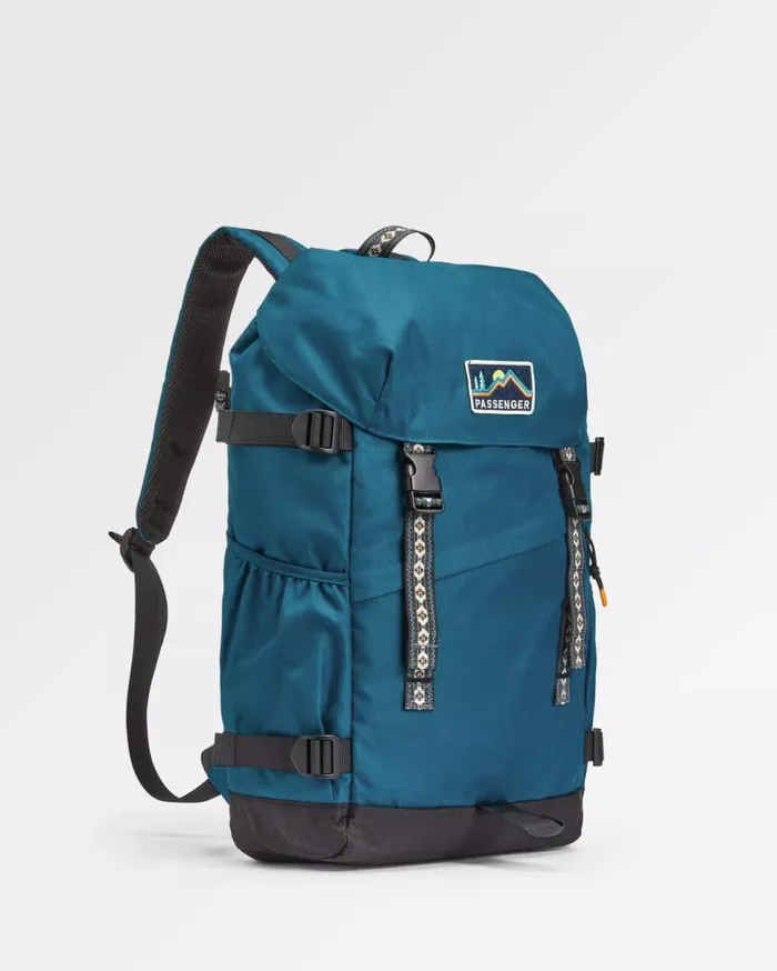 Passenger Clothing Boondocker Recycled 26L Backpack Ash Blue WomenMen Backpacks and Bags