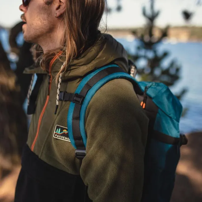 Passenger Clothing Boondocker Recycled 26L Backpack Ash Blue WomenMen Backpacks and Bags
