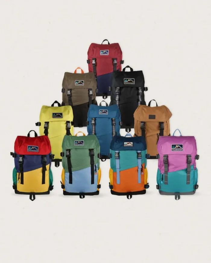 Passenger Clothing Boondocker Recycled 26L Backpack Ash Blue WomenMen Backpacks and Bags