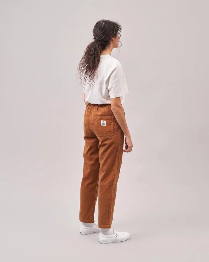 Passenger Clothing Compass Recycled Corduroy Trouser Coconut Women Dungarees and Trousers