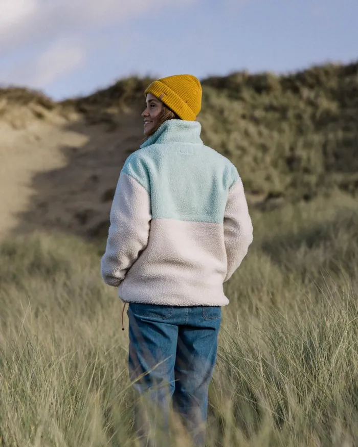 Passenger Clothing Create Recycled DeepPile Sherpa Fleece Vintage White Women Fleece