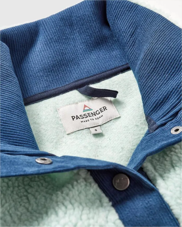 Passenger Clothing Create Recycled DeepPile Sherpa Fleece Vintage White Women Fleece