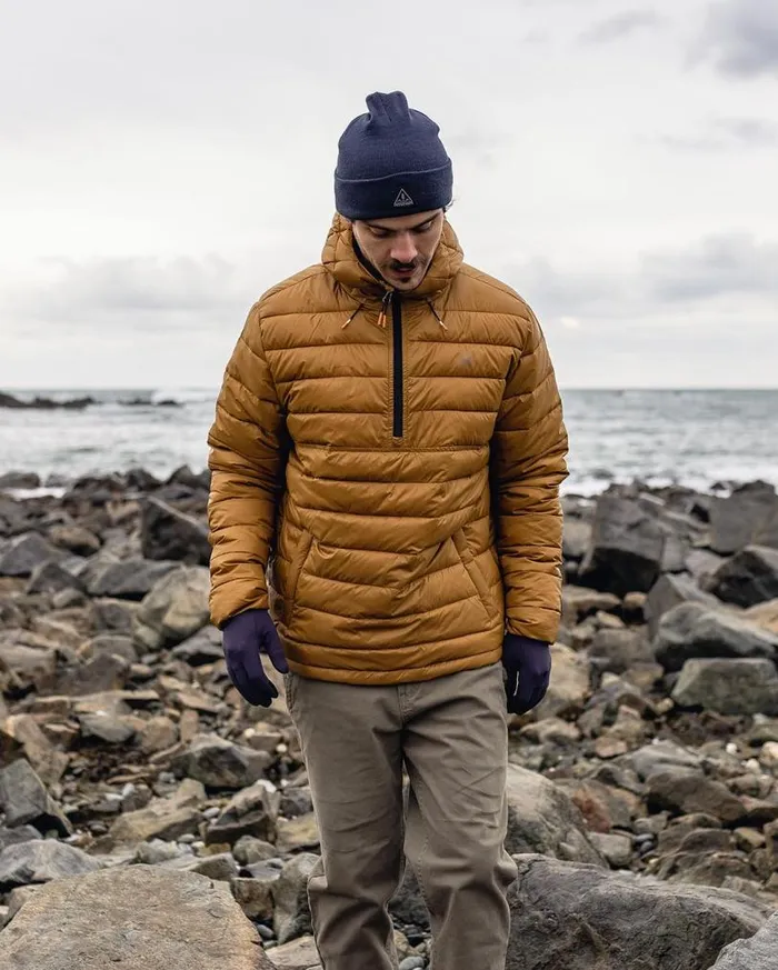 Passenger Clothing Crest Recycled Insulated Jacket Golden Brown Men Jackets