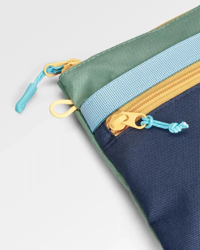 Passenger Clothing Essentials Recycled Pouch Greenbluenavy WomenMen Backpacks and Bags