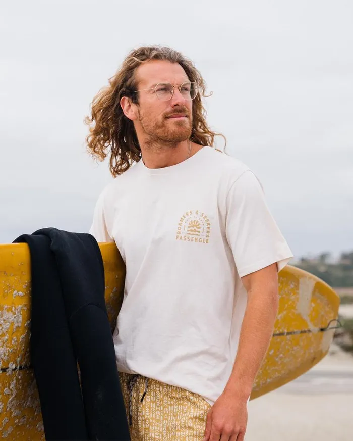 Passenger Clothing Evenfall Recycled Cotton TShirt Birch Men TShirts and Vests