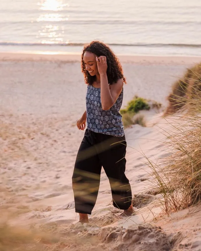 Passenger Clothing Hazel Woven Trouser Black Women Dungarees and Trousers