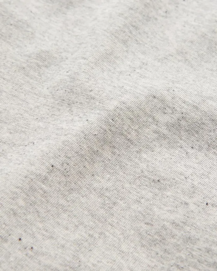 Passenger Clothing Heritage Recycled Relaxed Fit LS TShirt Grey Marl Men TShirts and Vests