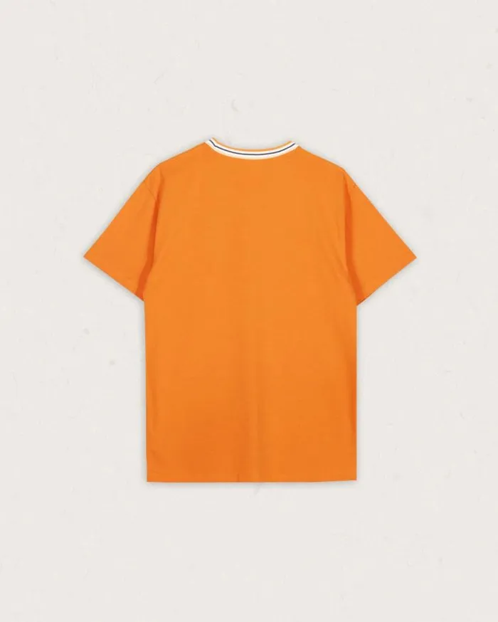 Passenger Clothing Lauca Recycled Relaxed Fit TShirt Tangerine Men TShirts and Vests