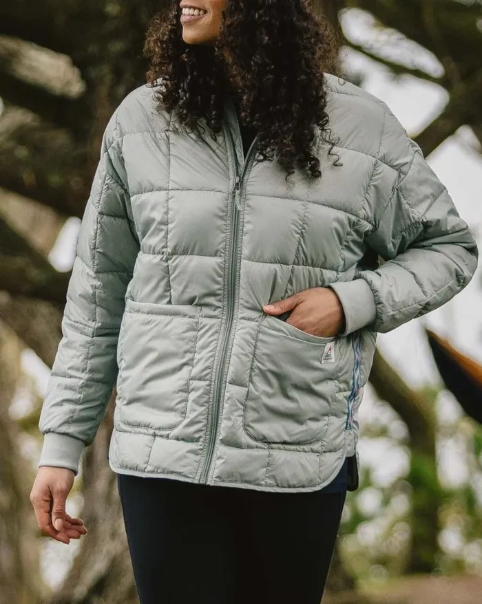 Passenger Clothing Lorelei Oversized Insulated Jacket Pistachio Women Jackets