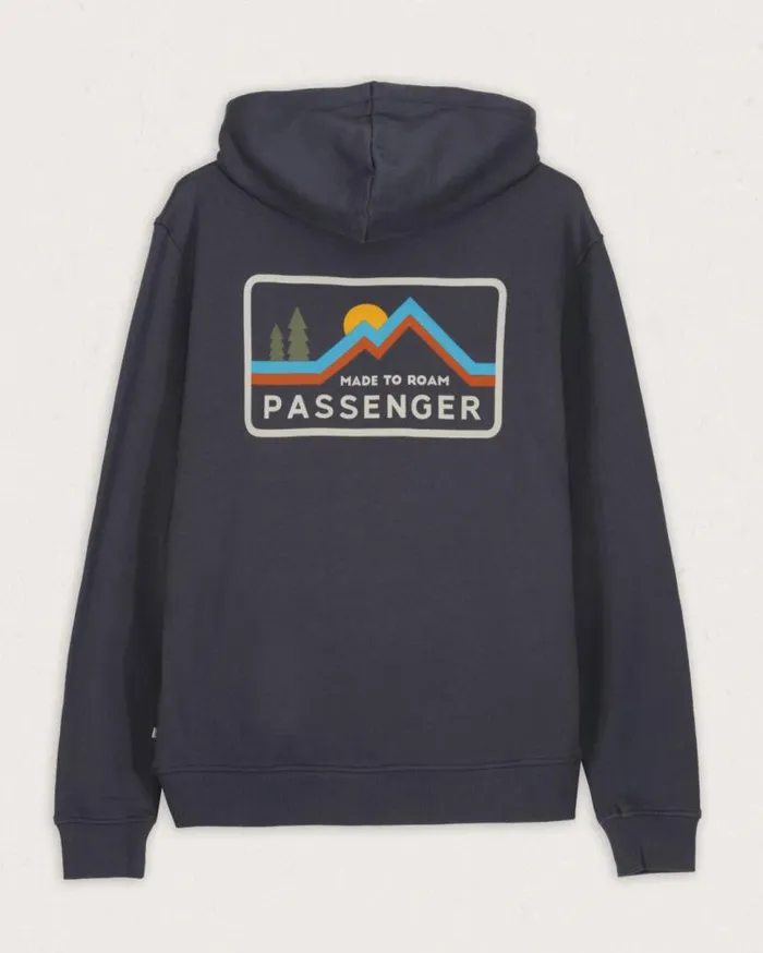 Passenger Clothing Made To Roam Recycled Hoodie Faded Black Men Hoodies and Sweatshirts
