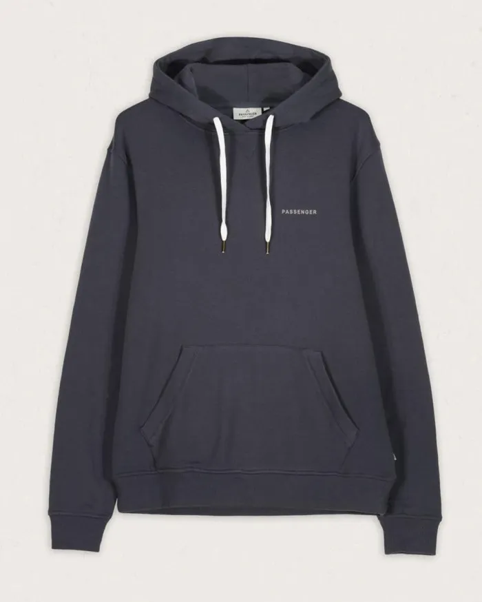 Passenger Clothing Made To Roam Recycled Hoodie Faded Black Men Hoodies and Sweatshirts