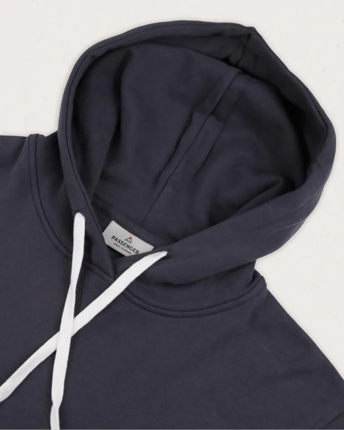 Passenger Clothing Made To Roam Recycled Hoodie Faded Black Men Hoodies and Sweatshirts