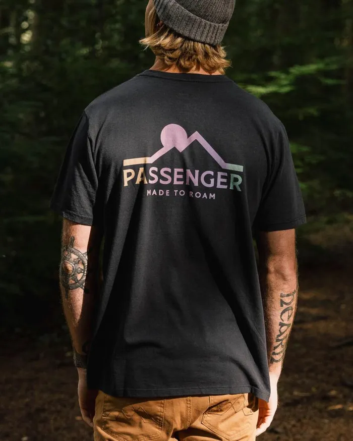 Passenger Clothing MTR Recycled Cotton TShirt Black Men TShirts and Vests