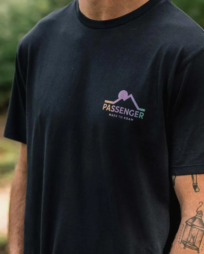 Passenger Clothing MTR Recycled Cotton TShirt Black Men TShirts and Vests