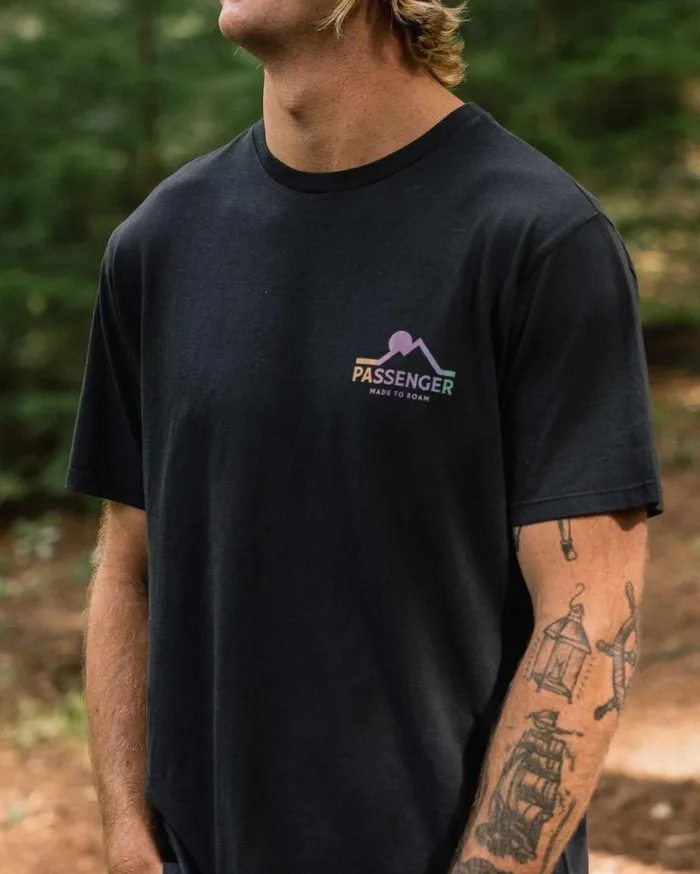 Passenger Clothing MTR Recycled Cotton TShirt Black Men TShirts and Vests