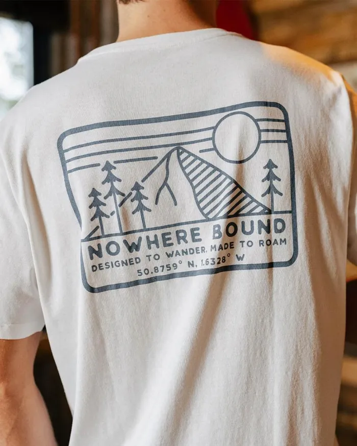 Passenger Clothing Nowhere Bound Recycled Cotton TShirt White Men TShirts and Vests
