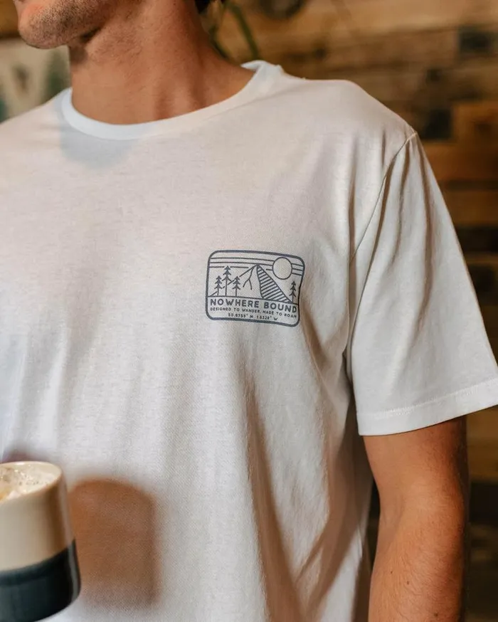 Passenger Clothing Nowhere Bound Recycled Cotton TShirt White Men TShirts and Vests