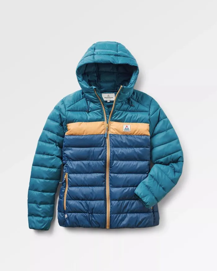 Passenger Clothing Pow Recycled 20 Insulated Jacket Dark Denim Women Jackets