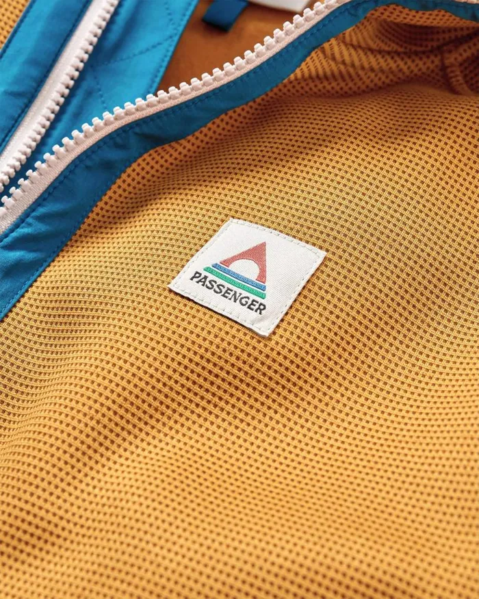 Passenger Clothing Slope Hooded Recycled Fleece Dusty Ochre Women Activewear