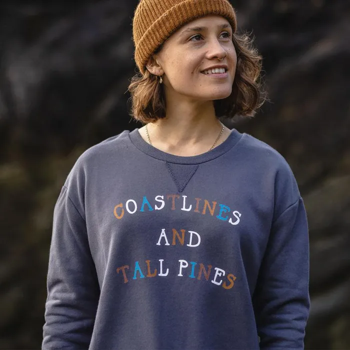 Passenger Clothing Voyage Recycled Sweatshirt Faded Black Women Hoodies and Sweatshirts
