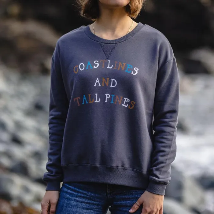 Passenger Clothing Voyage Recycled Sweatshirt Faded Black Women Hoodies and Sweatshirts