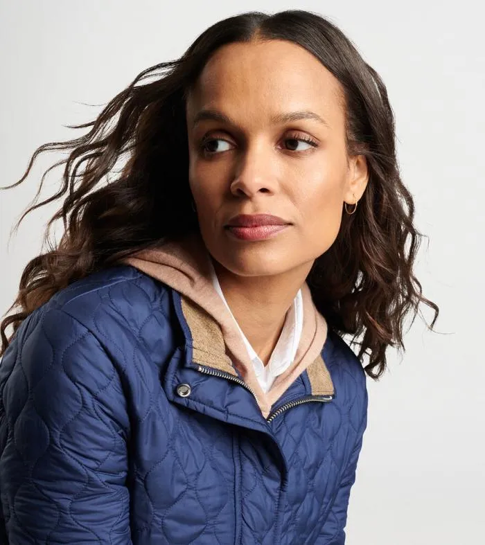 Peter Millar Jackets Women Blakely Quilted Travel Jacket
