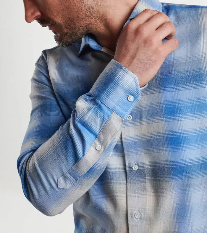 Peter Millar Sport Shirts Men Goodman Italian Flannel Sport Shirt
