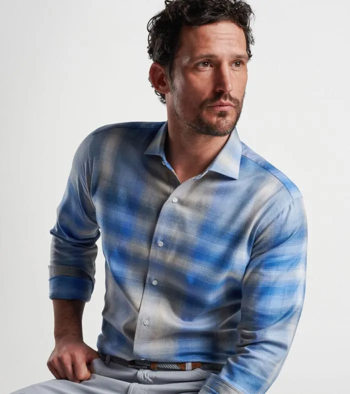 Peter Millar Sport Shirts Men Goodman Italian Flannel Sport Shirt