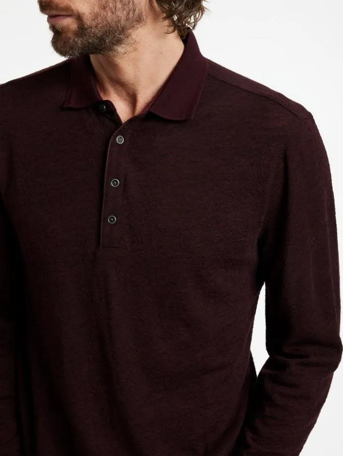 PRESIDIO POLO Black Clothing John Varvatos Polos