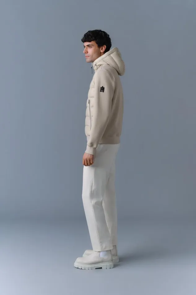 Puffer Men Mackage FRANKR Hybrid Jacket With Hood Black